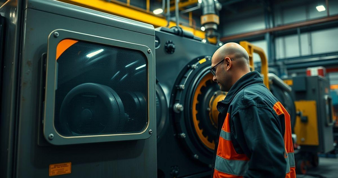 Proteção de máquinas e equipamentos rotativos é essencial para a segurança
